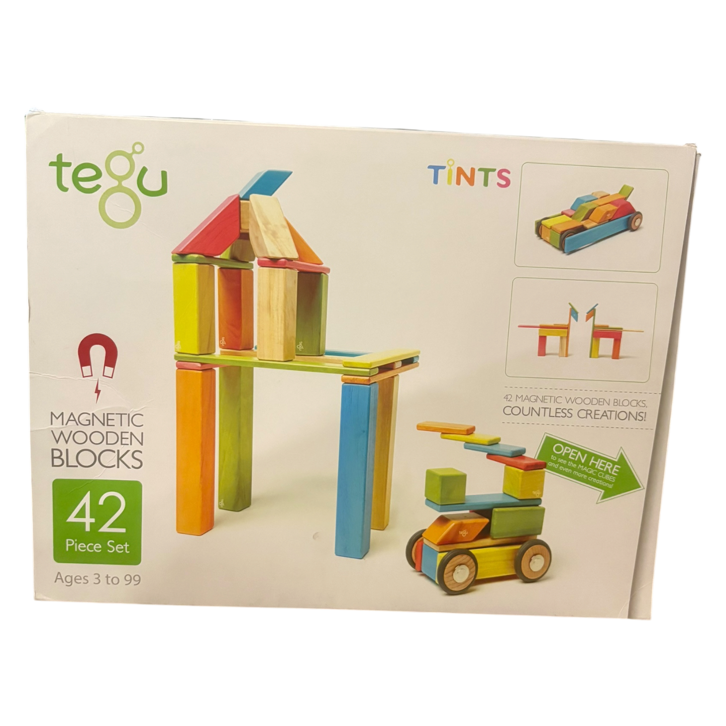 Magnetic Wooden Block Set of 40