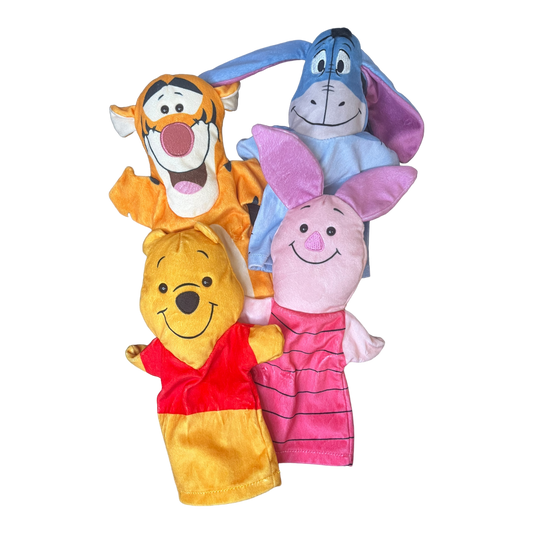 Disney Winnie the Pooh Soft & Cuddly Hand Puppets