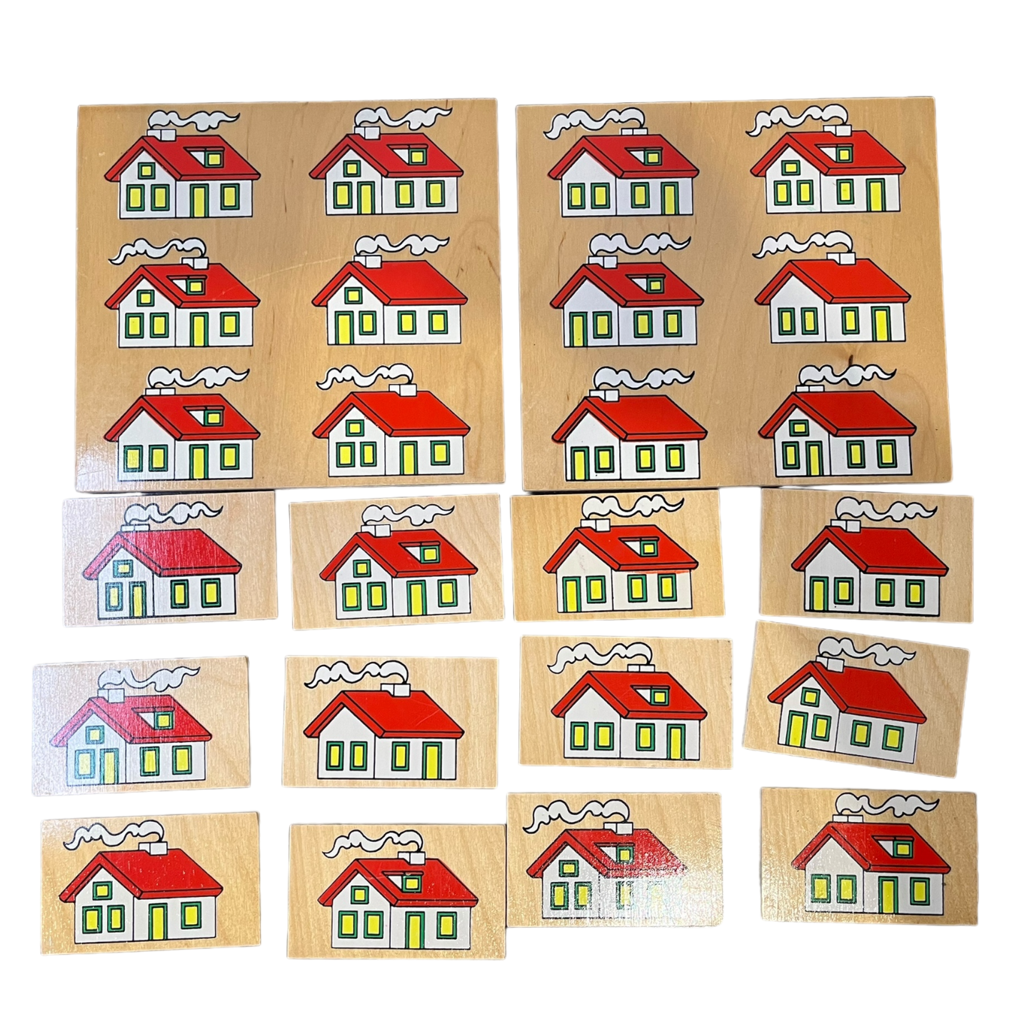 Vintage House Match Puzzle