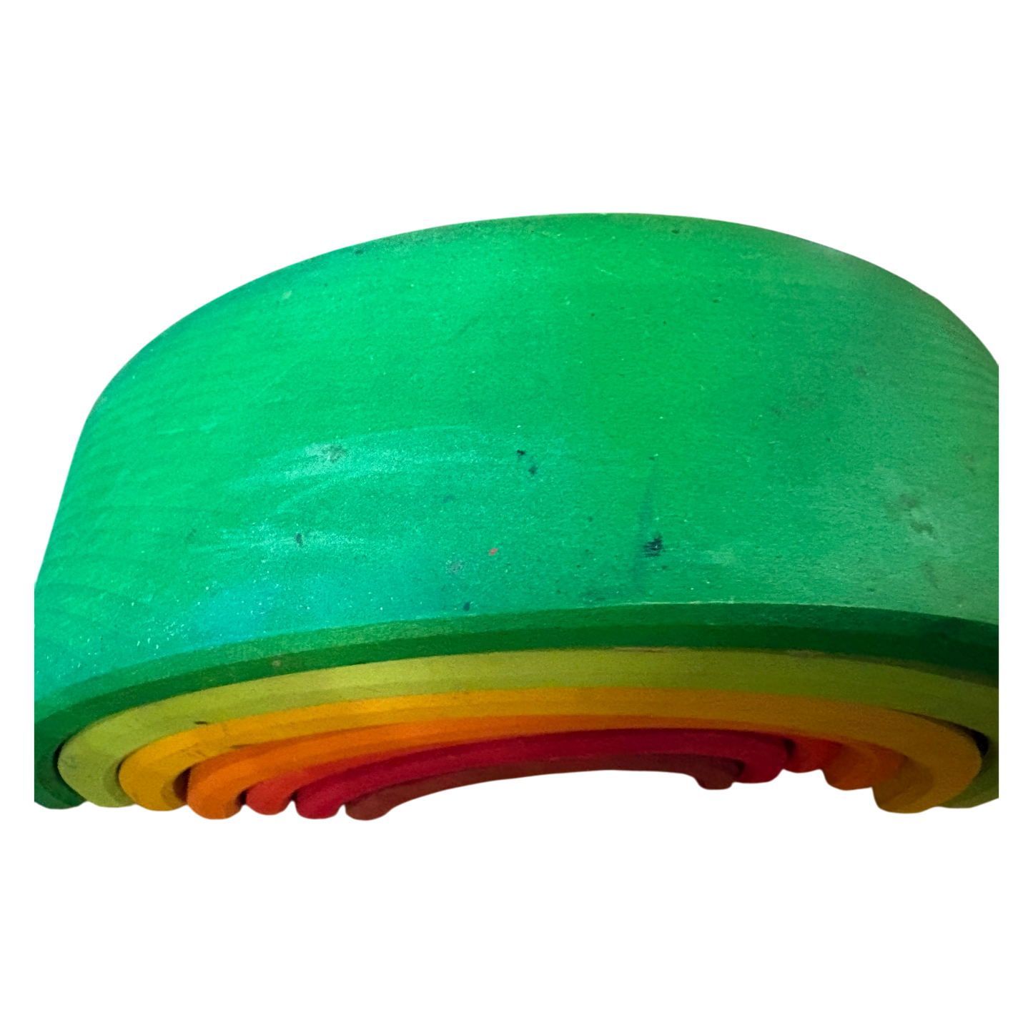 Large Wooden Sunset Rainbow