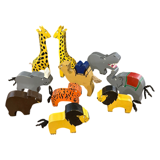 Handmade Large Wooden Animals