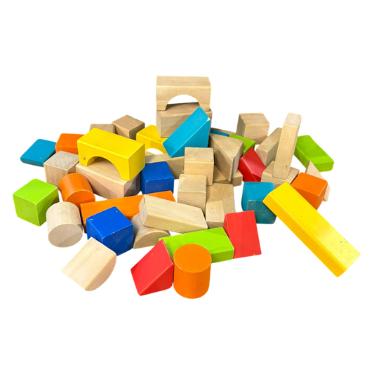 Multi-Coloured Wooden Blocks