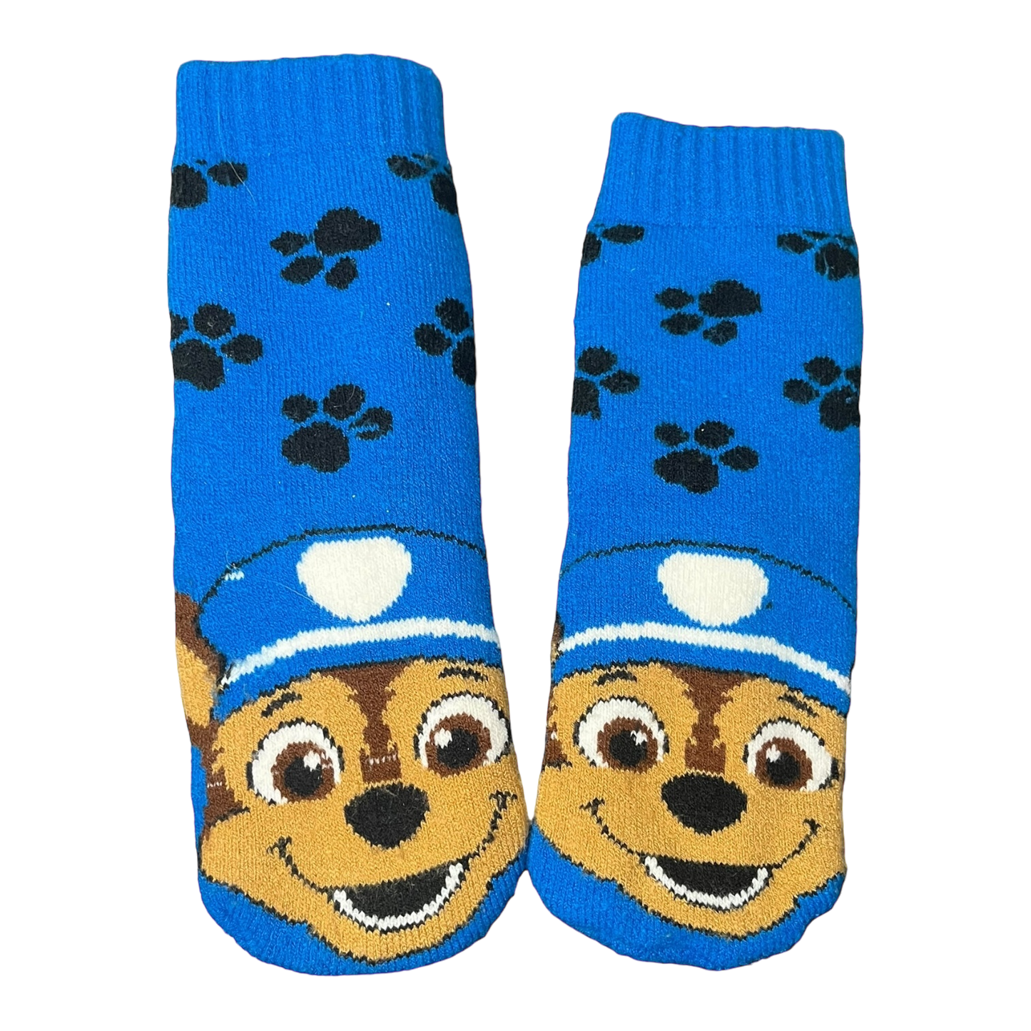 Paw Patrol Chase Fuzzy Socks Approx 6/7