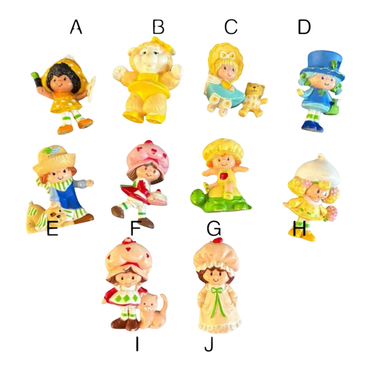 80s Strawberry Shortcake figures