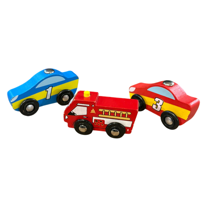Wooden Vehicles set of 8