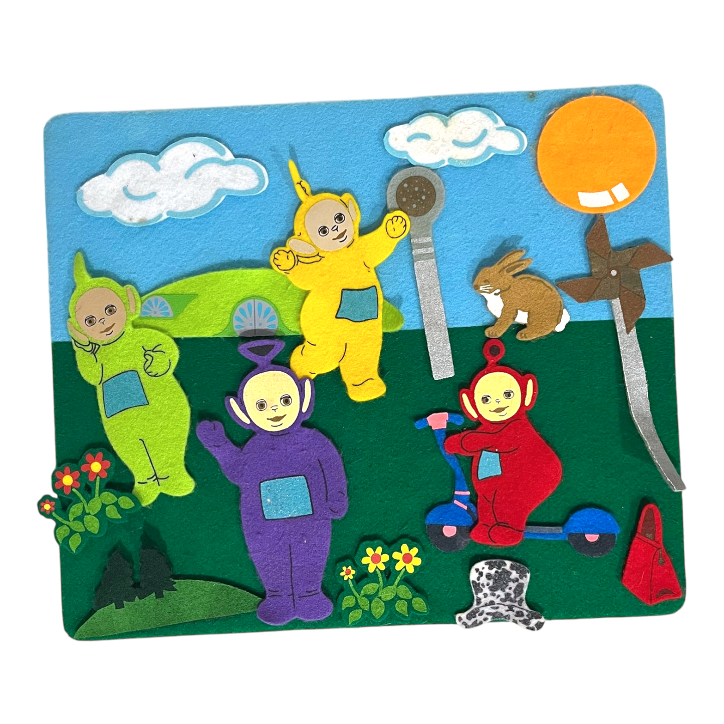 Vintage Felt Board: Teletubbies