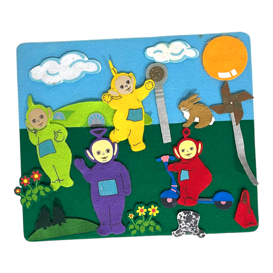 Vintage Felt Board: Teletubbies