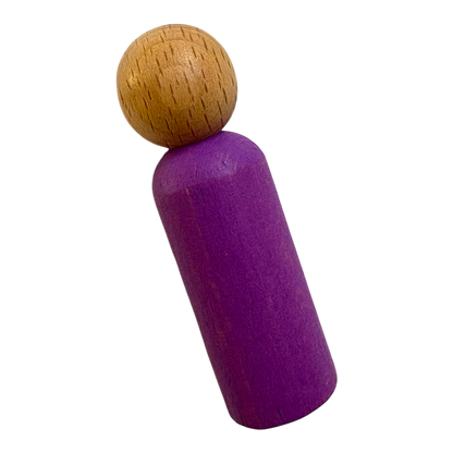 Wooden peg people