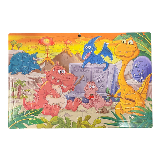 Vintage Dinosaurs Counting Puzzle 48 piece