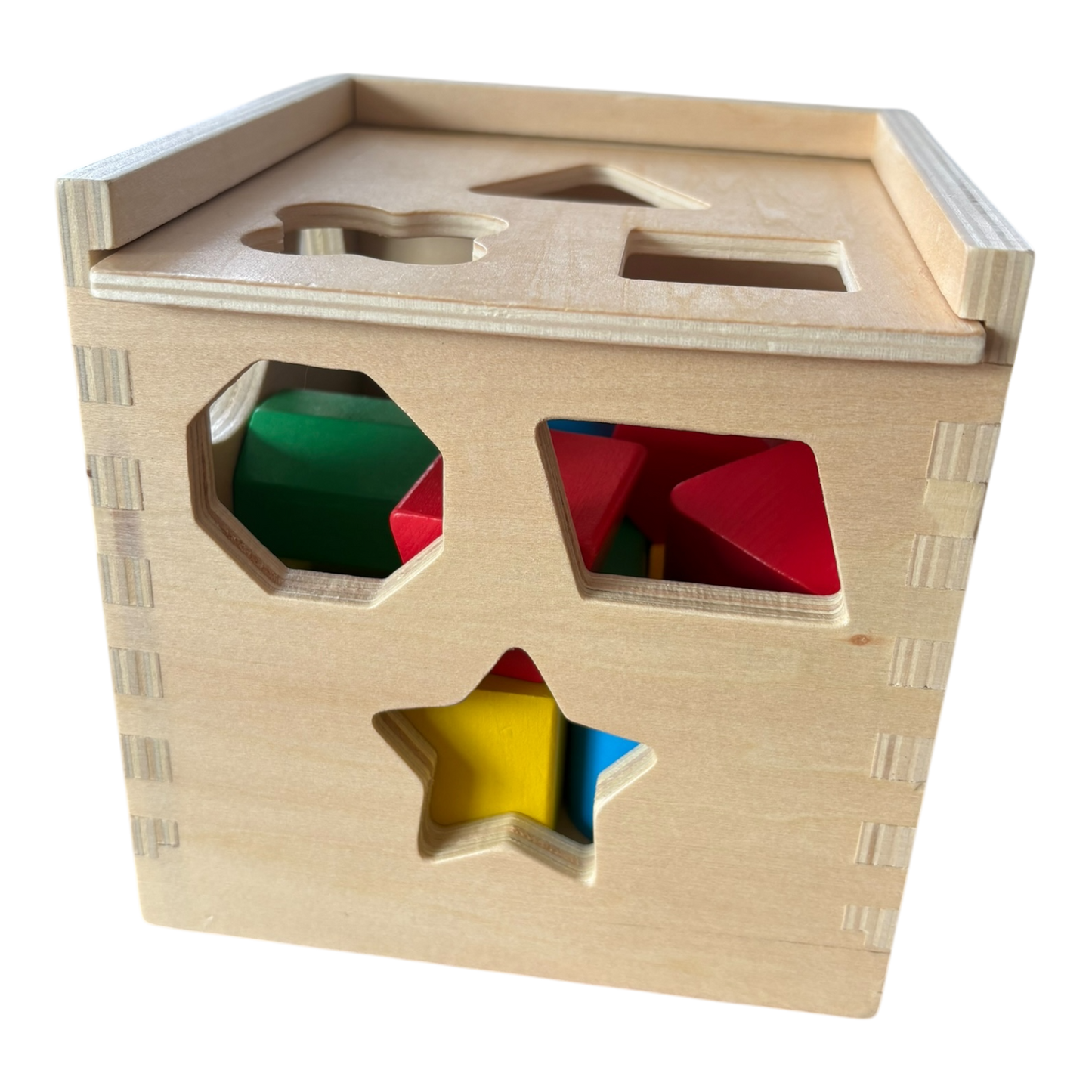 Wooden Shape Sorting Cube