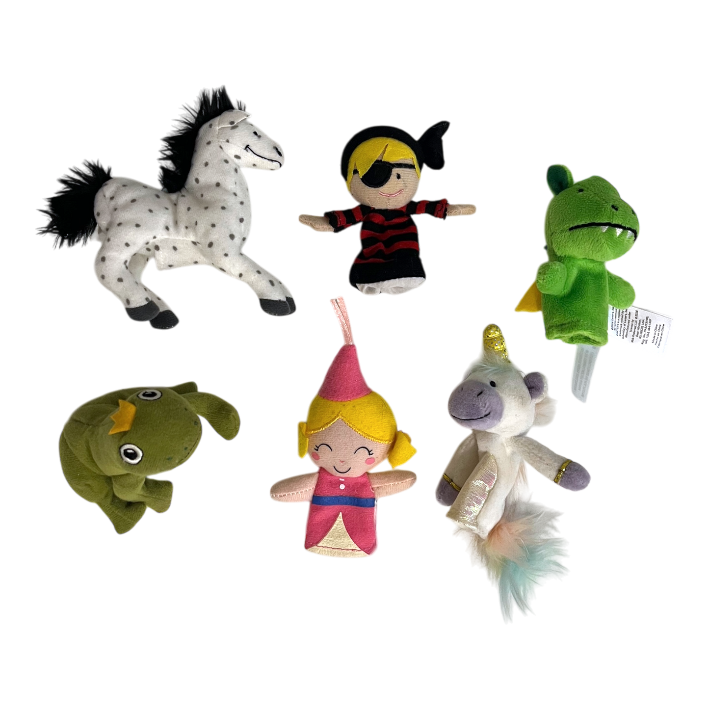 Set of 7 Fairytale Finger puppets