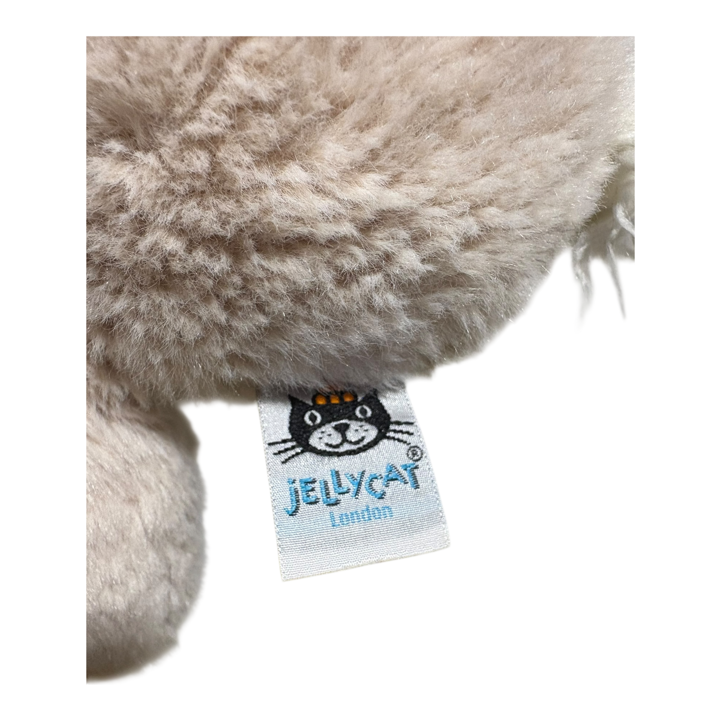 Beige Bobtail Bunny Medium Retired