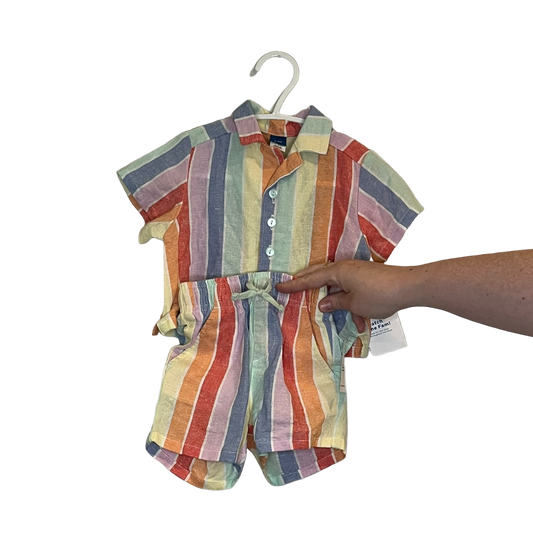 Old Navy Rainbow 2 piece set 0-3 months