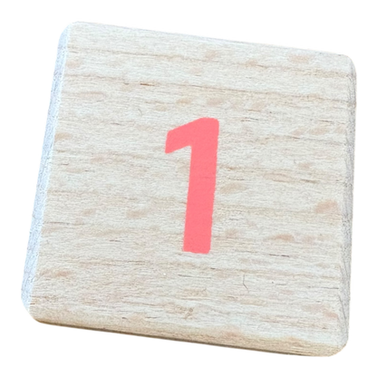 Montessori Math Bars & Number Tiles Replacement Parts