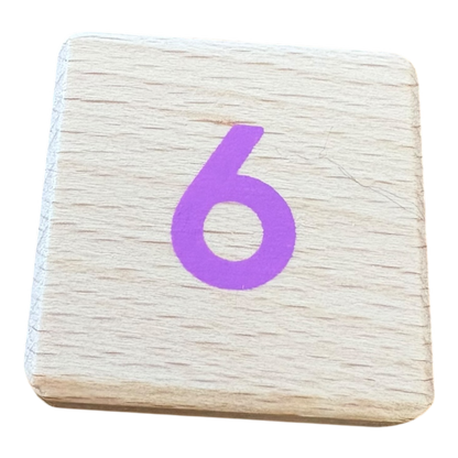Montessori Math Bars & Number Tiles Replacement Parts