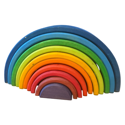 Large Wooden Sunset Rainbow