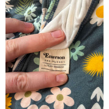 Emerson and Friends Floral Bamboo Blanket