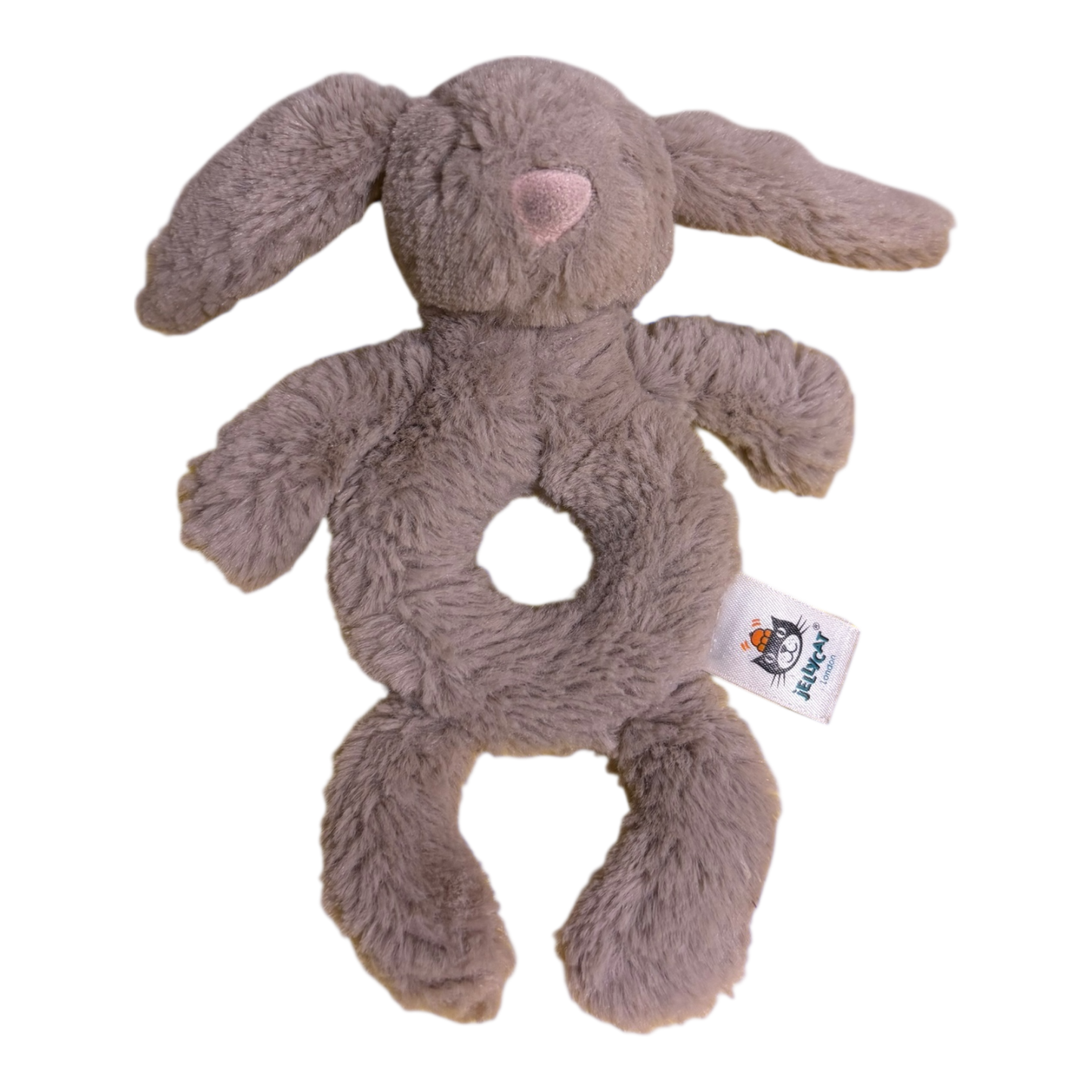 Beige Bunny Rattle