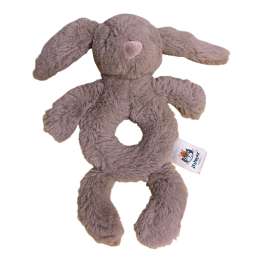 Beige Bunny Rattle