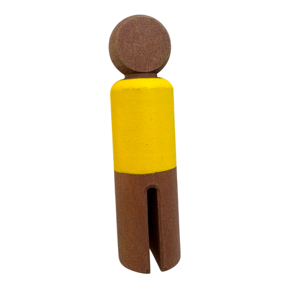 Wooden peg people