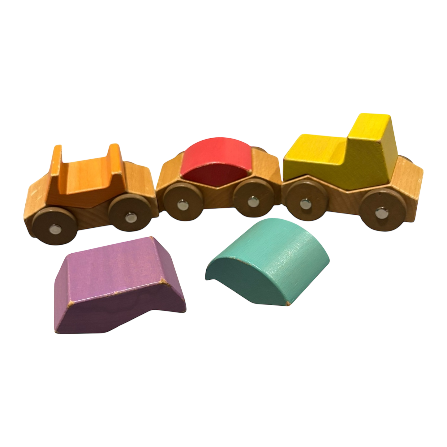 Babu Rollers Interchangeable Wooden Cars
