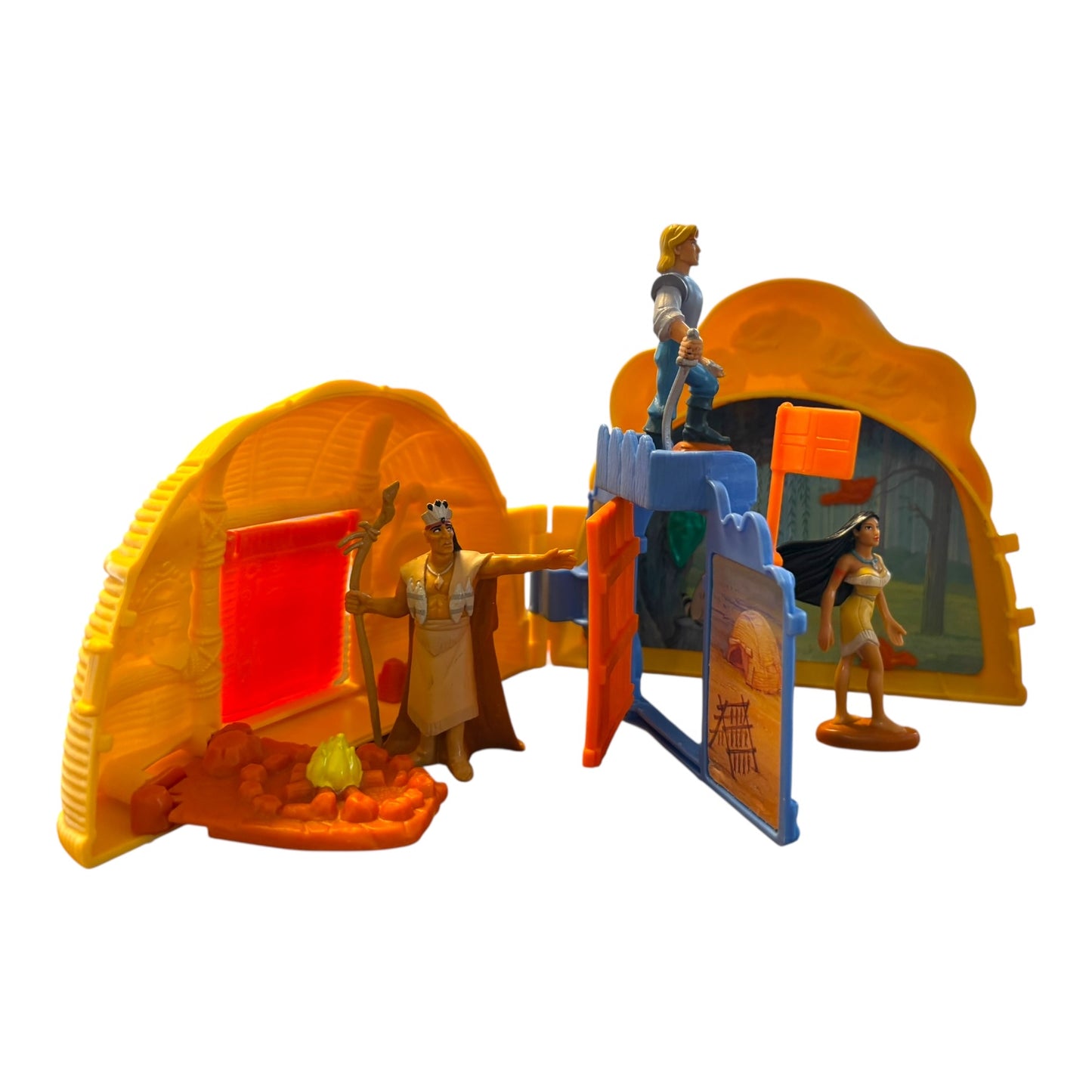 Vintage 1994 Mattel Disney’s Pocahontas “Once Upon A Time” playset