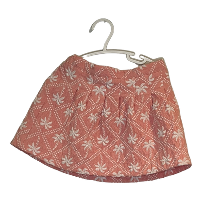 Oshkosh Pink Palm Tree Skirt 4T