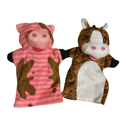 Pig and Horse Hand Puppet