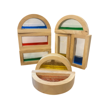 Shimmering Water Rainbow Blocks