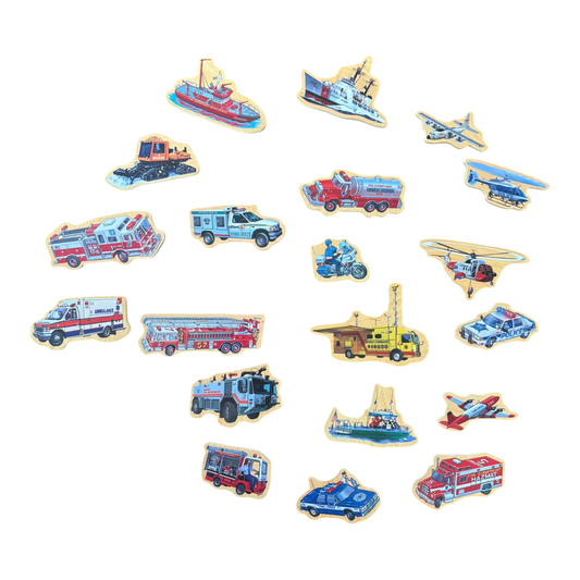 Emergency vehicles magnets