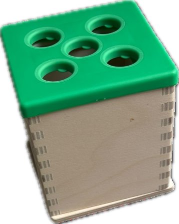 Box With Three Lids (Coins, Carrots, Posting) NEW VERSION
