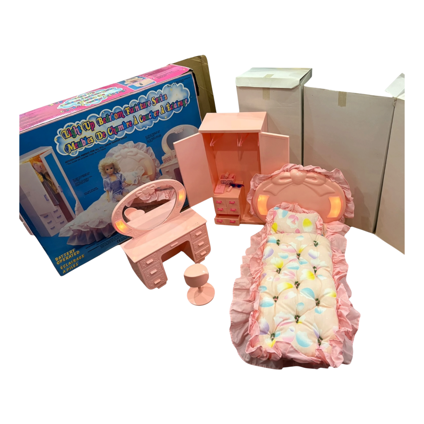 1990s Betty's Light Up Wardrobe (Lights work!)