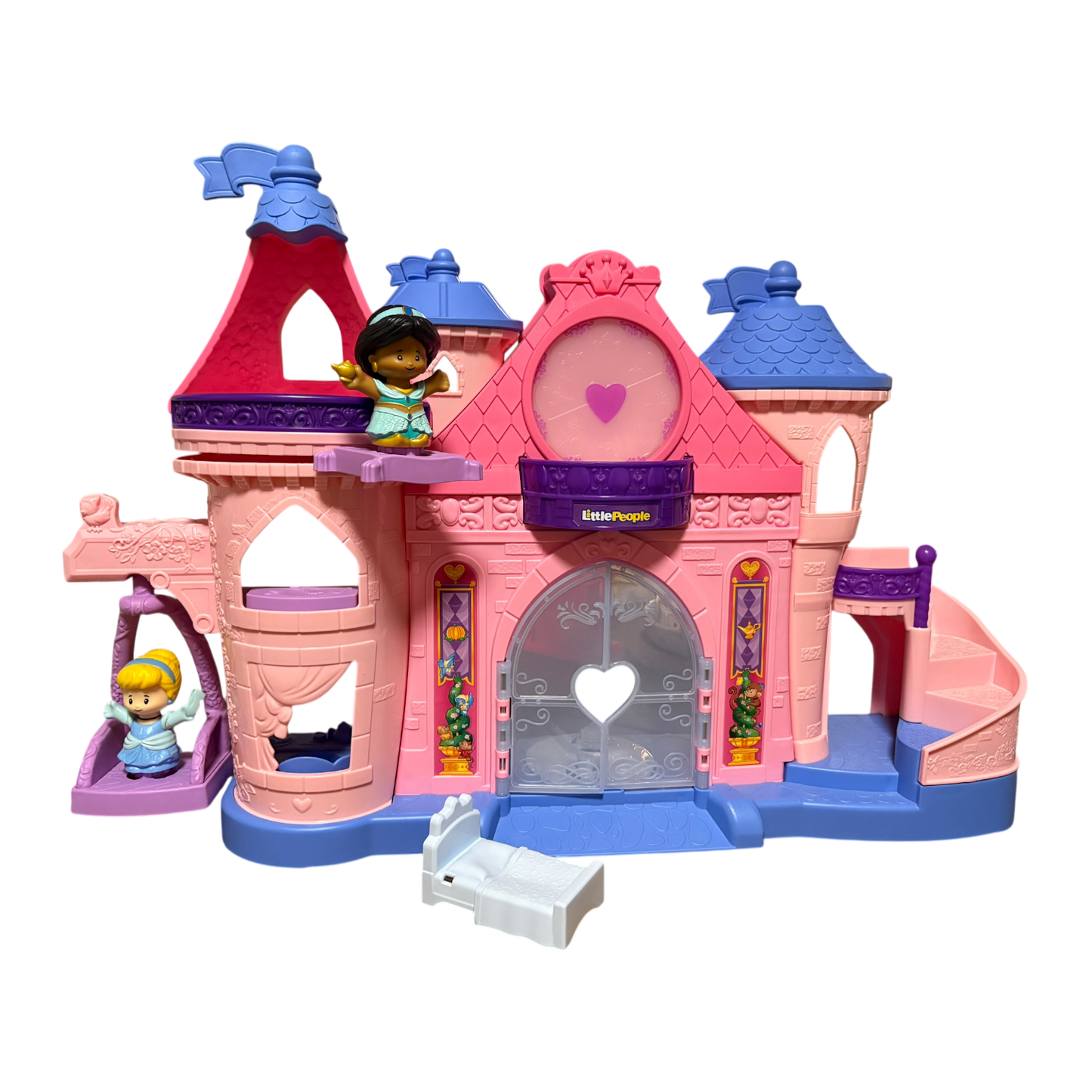 Little People Disney Princess Magical Lights and Dancing Castle with Jasmine and Cinderella (not talkers)