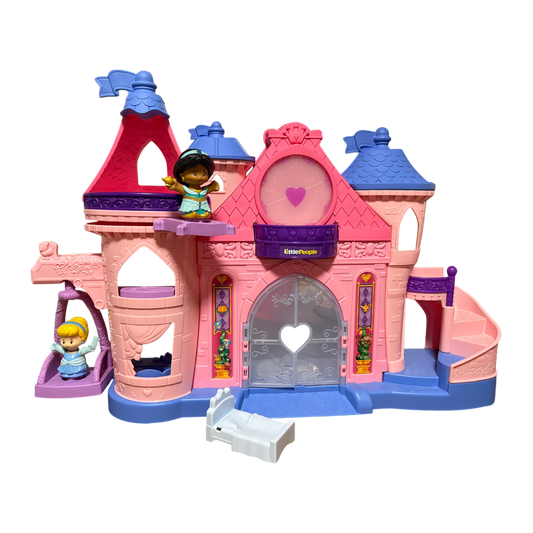 Little People Disney Princess Magical Lights and Dancing Castle with Jasmine and Cinderella (not talkers)