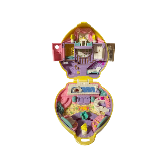 Polly Pocket 1995 Stylin' Salon Happening Hair Compact Only