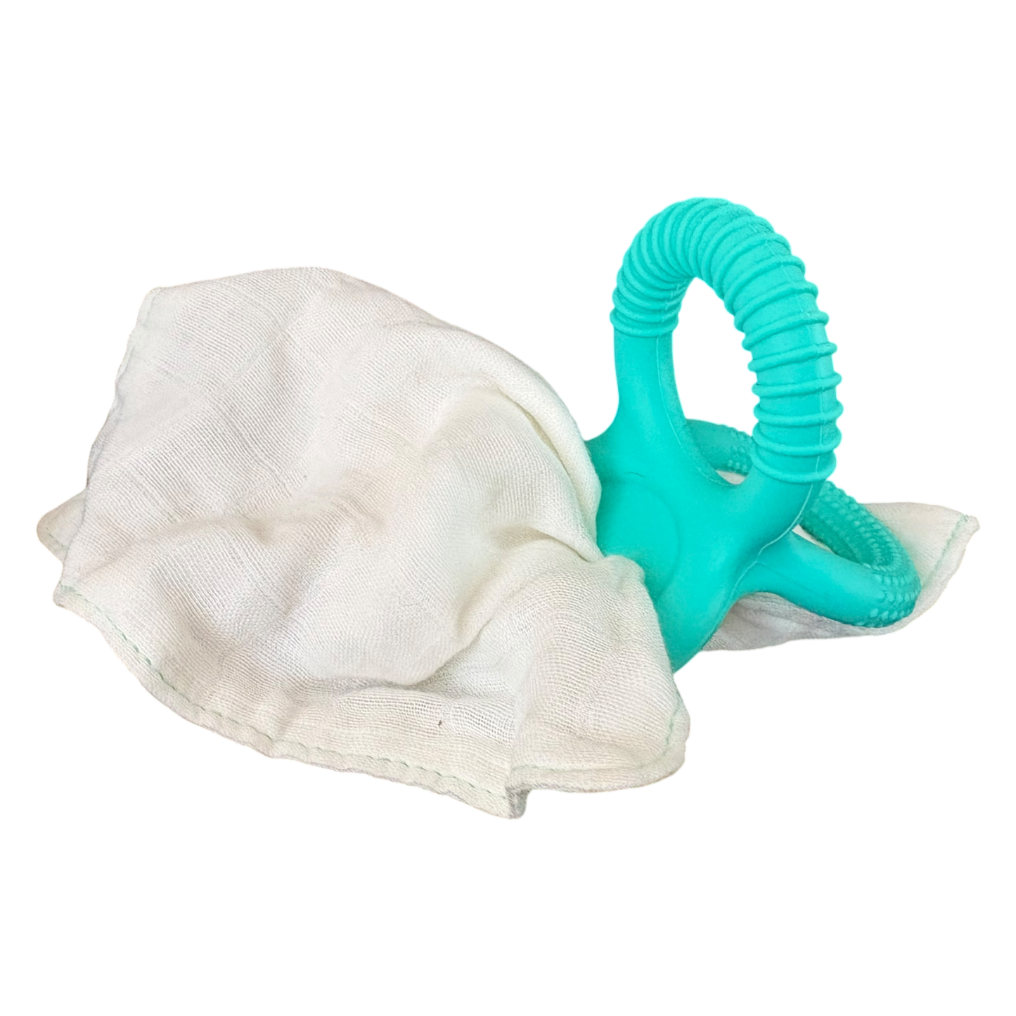 Silicone Teether and Cloth