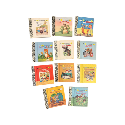 Set of 9 Vintage Tiny Books