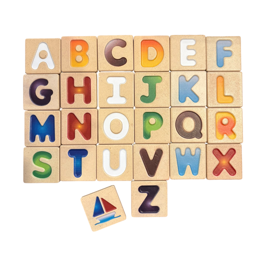 Alphabet A-Z Double-sided Tiles