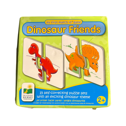 2 piece Dinosaur Puzzles
