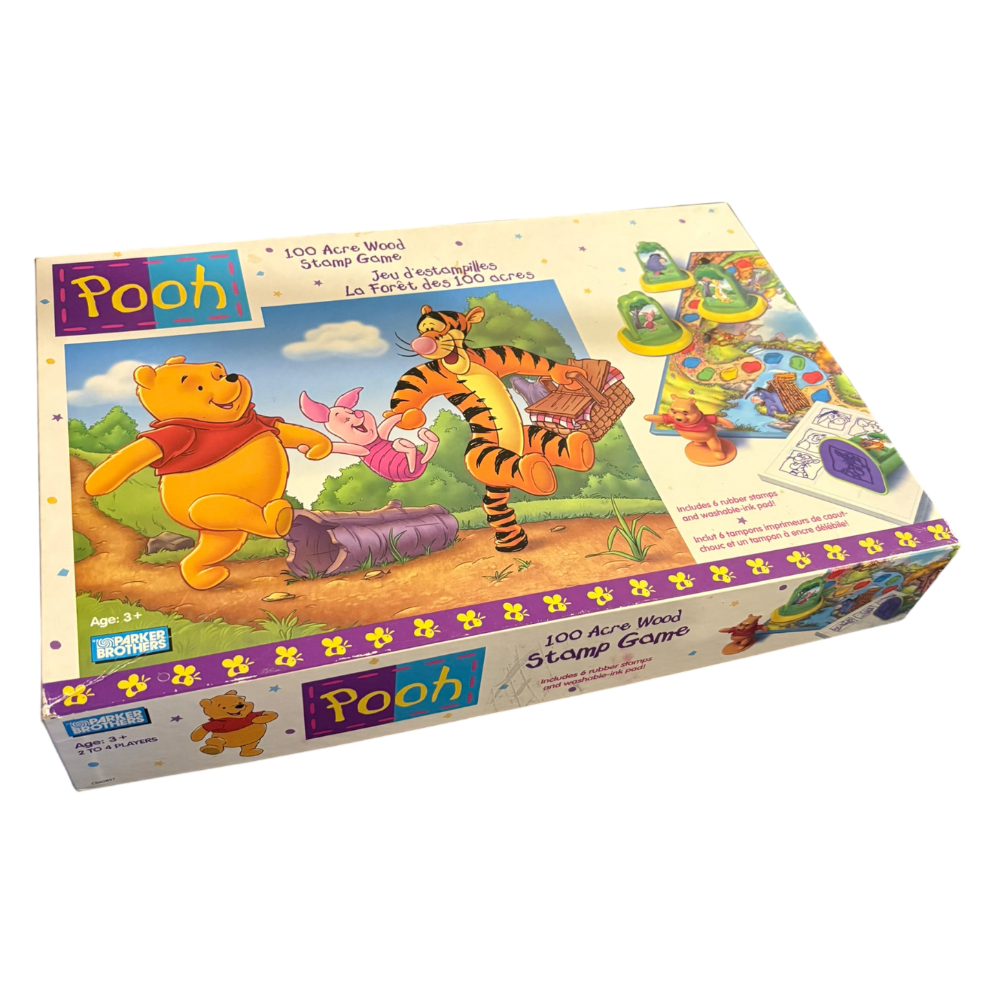 Vintage 1997 Pooh 100 Acre Wood Stamp Game