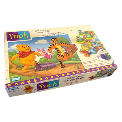 Vintage 1997 Pooh 100 Acre Wood Stamp Game