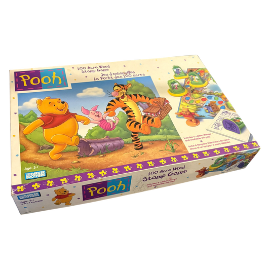 Vintage 1997 Pooh 100 Acre Wood Stamp Game