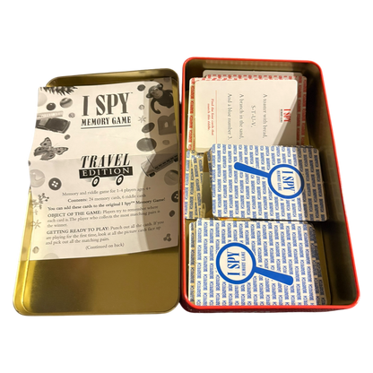 I Spy Memory Game Travel Edition