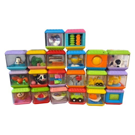 Fisher Price Peek-a-Boo Blocks set of 21