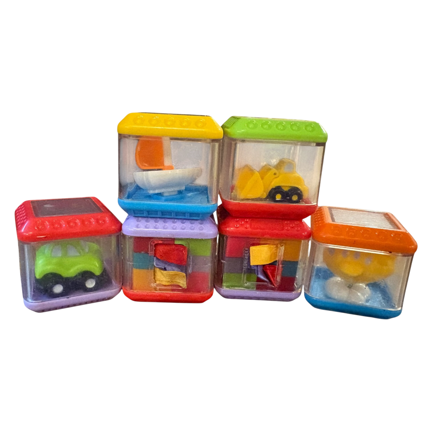 Fisher Price Peek-a-Boo Blocks set of 6