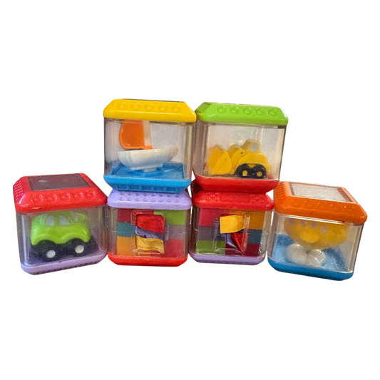 Fisher Price Peek-a-Boo Blocks set of 6