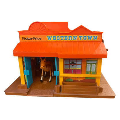 1982 Fisher Price Little People Western Town