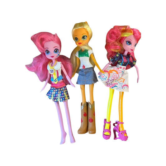 My Little Pony Equestria Girls: Pinkie Pie, Applejack and Sunset Shimmer