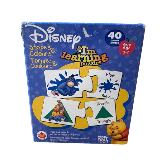 Pooh Shapes and Colours Puzzle