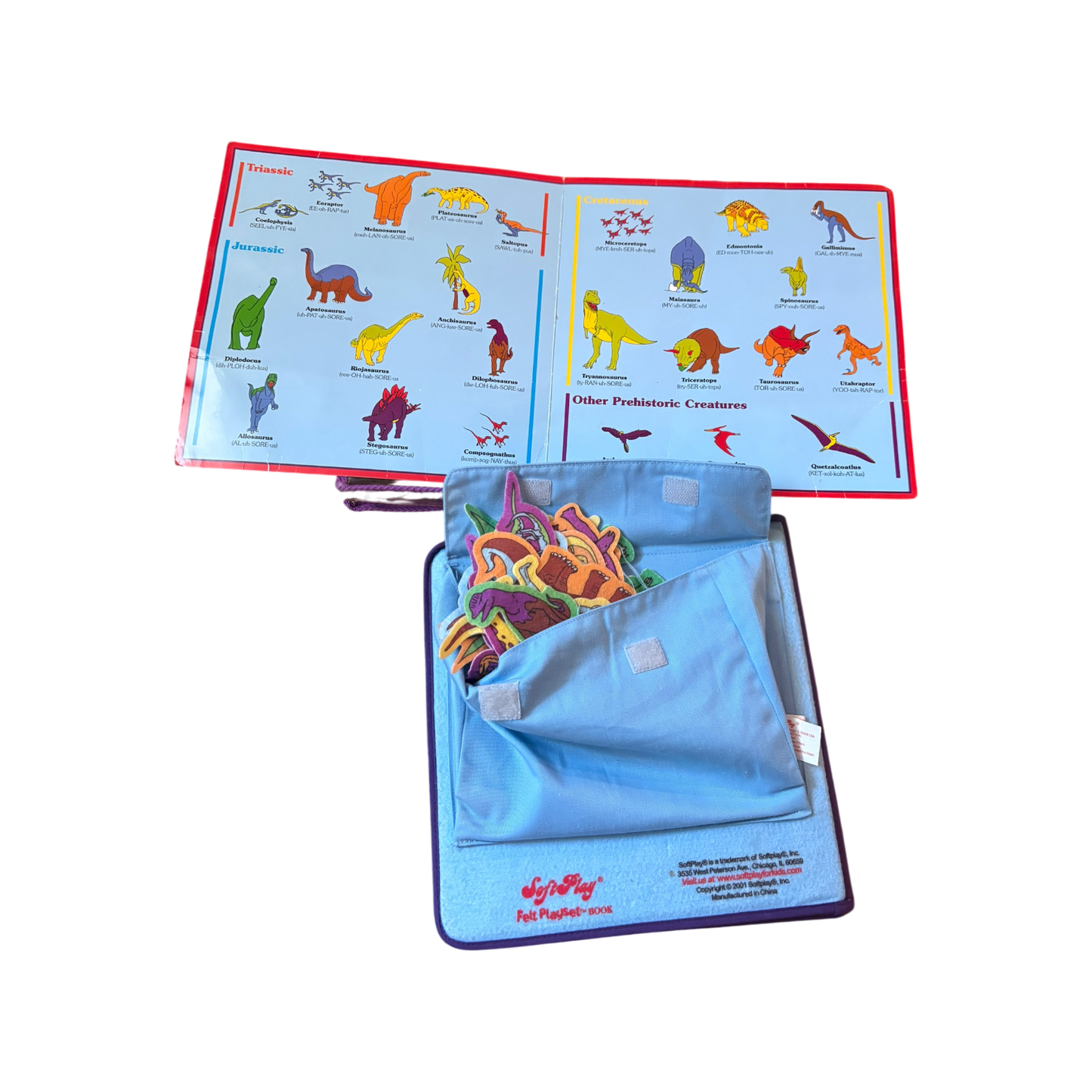Dinosaur Park Felt Playbook